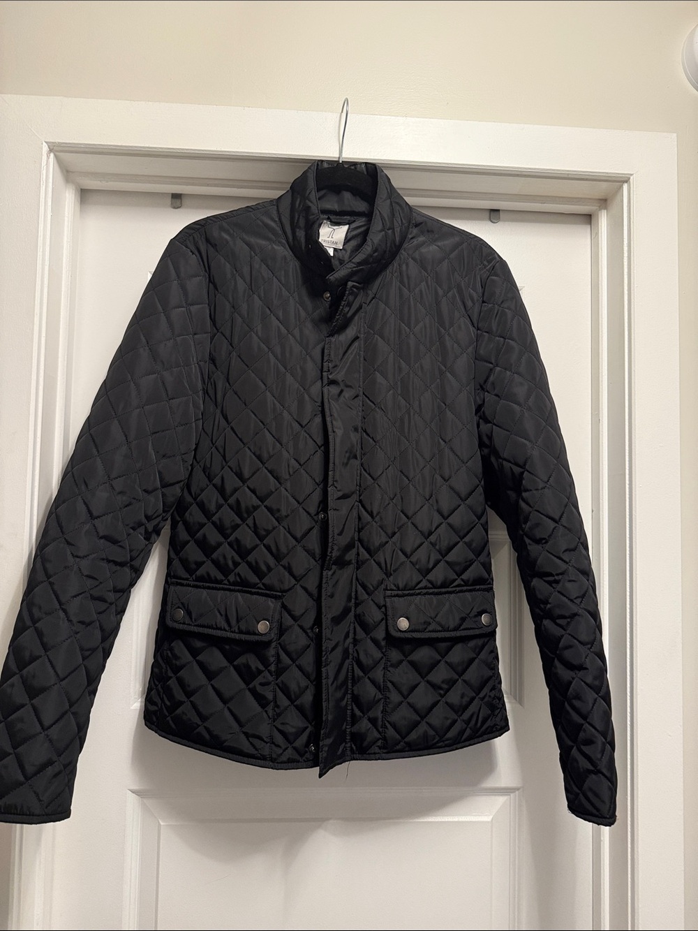 Tristan woman’s Black Quilted Jacket - Classic Lightweight Coat